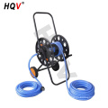 A18 300ft Water Hose Reel Cart with Basket for Outdoor Garden